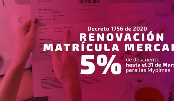 Renovación Matrícula Mercantil