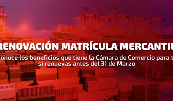 Cámaras de comercio y sus beneficios por Renovación de Matrícula Mercantil
